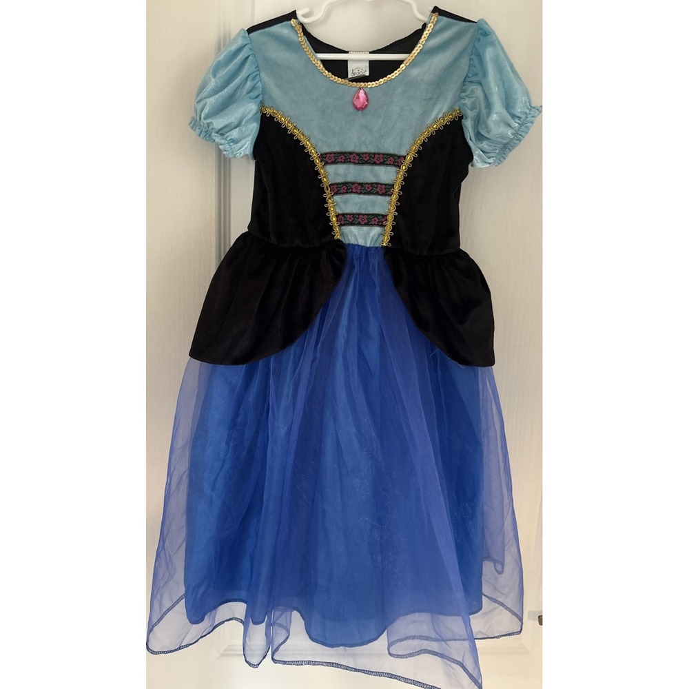 Girls Simply By Design Princess Disney Frozen Dress Up Costume Large 4-6
